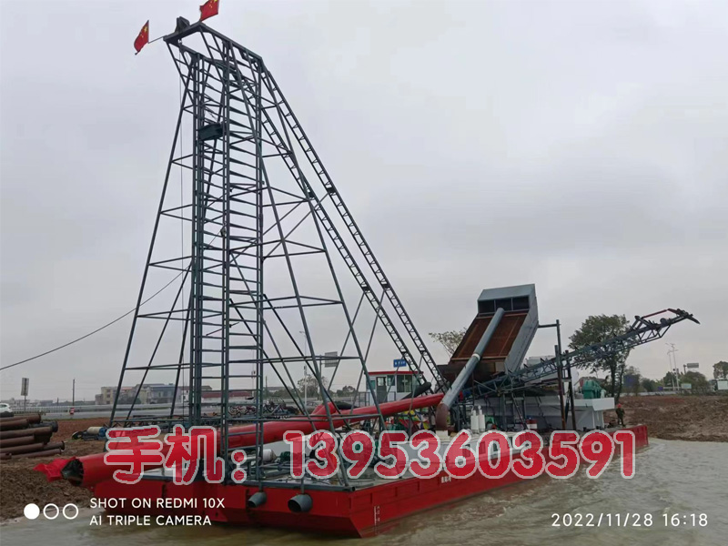 鉆探式抽沙船
